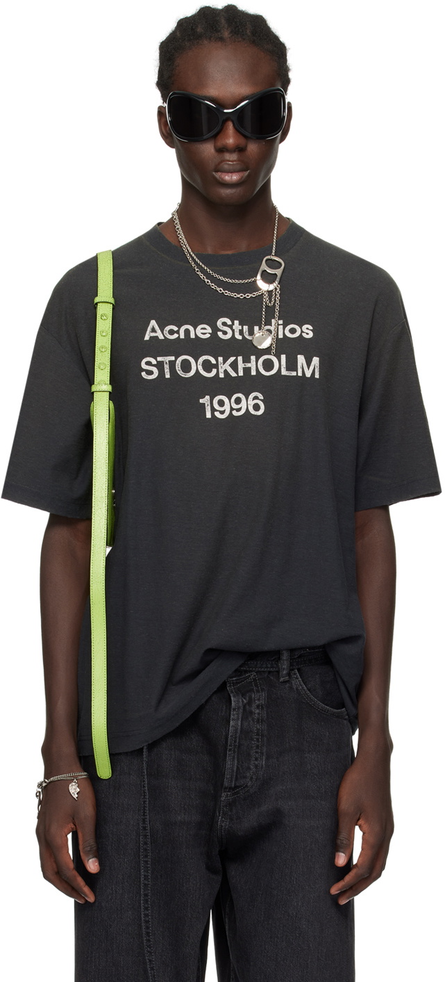 Acne Studios Black 'Stockholm' T-Shirt Acne Studios