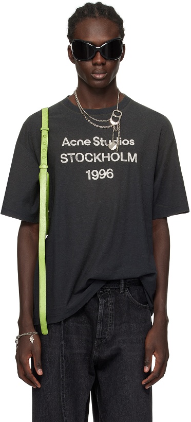 Photo: Acne Studios Black 'Stockholm' T-Shirt