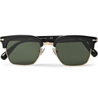 Persol - D-Frame Acetate and Gold-Tone Sunglasses - Black
