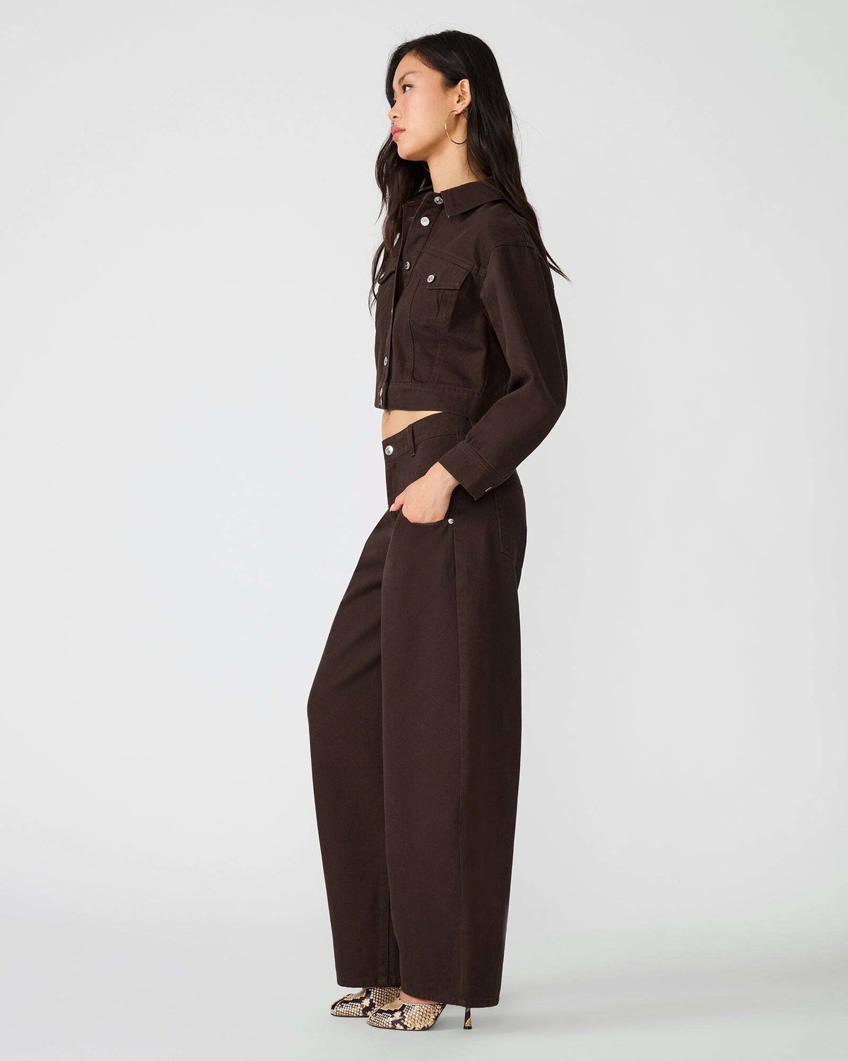 Steve Madden Dove Jacket in Espresso
