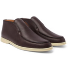 Loro Piana - Open Walk Full-Grain Leather Boots - Men - Brown