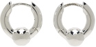 Hatton Labs Silver Ball Hoop Earrings