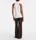 Lisa Yang Leya knitted cashmere tank top