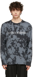 mastermind WORLD Black Tie-Dye Long Sleeve T-Shirt