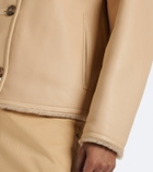 Yves Salomon Reversible shearling-trimmed leather jacket