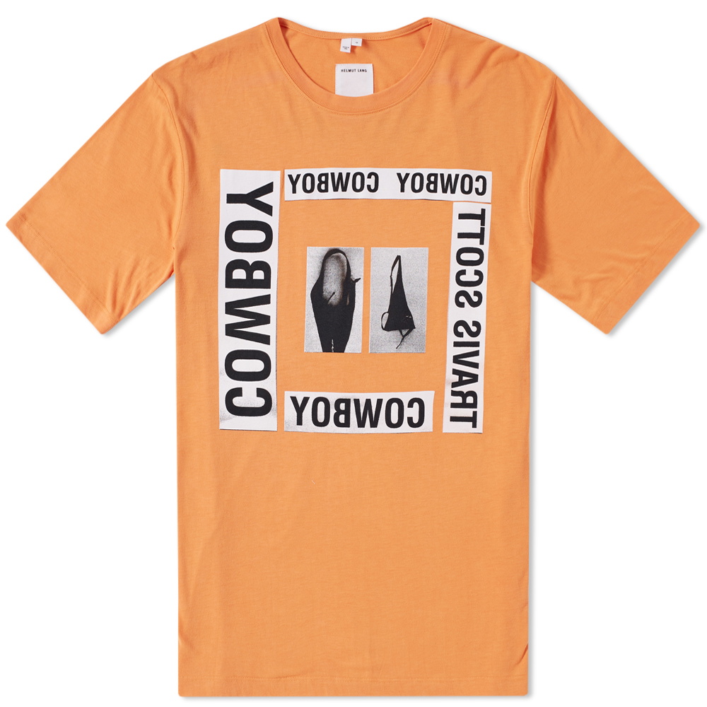 Helmut Lang x Travis Scott Cowboy Square Print Tee