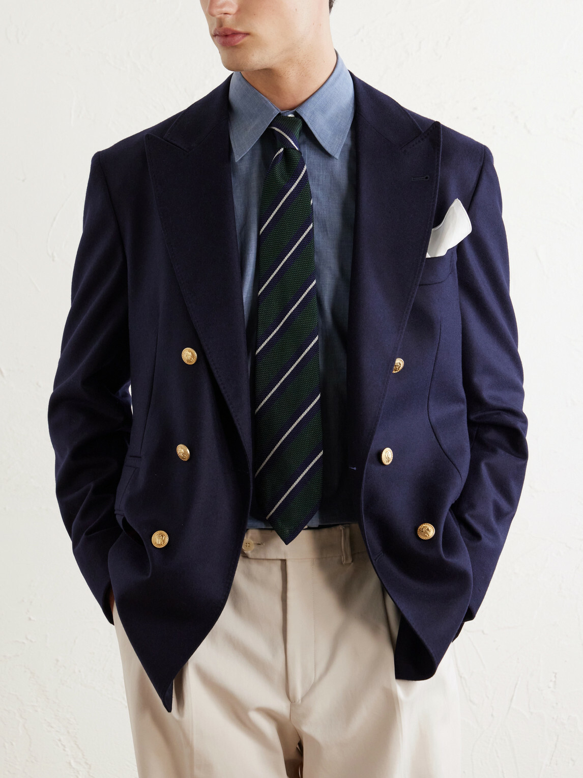 Dunhill - 9.5cm Striped Silk Tie