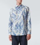 Etro Floral paisley cotton shirt