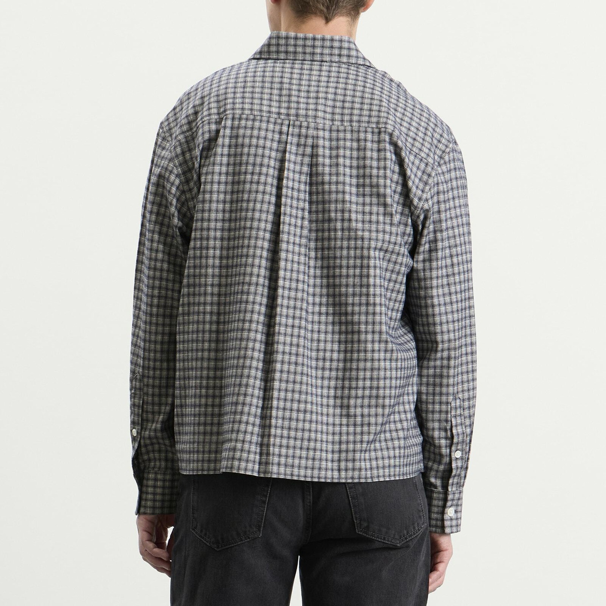 Jeanerica Men's Juan Shirt in Blue Flannel Check