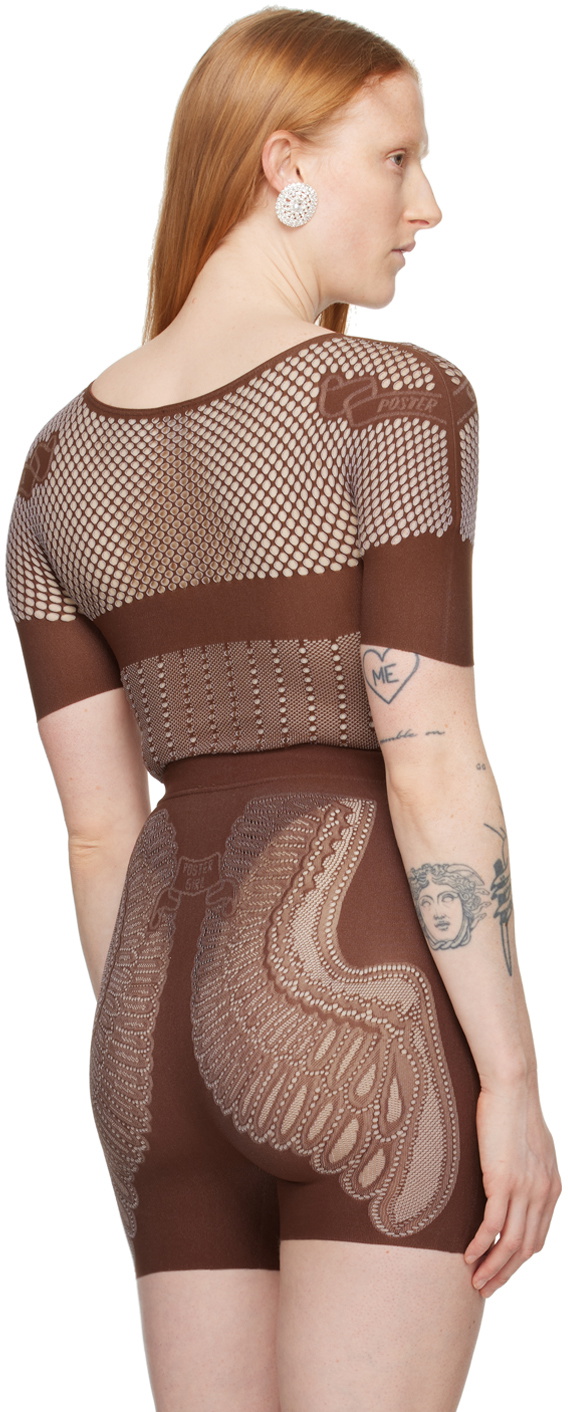 Poster Girl Brown Vivian Bodysuit