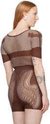 Poster Girl Brown Vivian Bodysuit