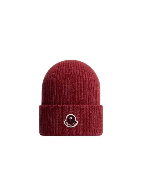 Photo: 8 Moncler Palm Angels Logo Patch Beanie Hat