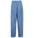 Stella McCartney - High-rise pleated pants