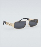 Versace Greca rectangular sunglasses