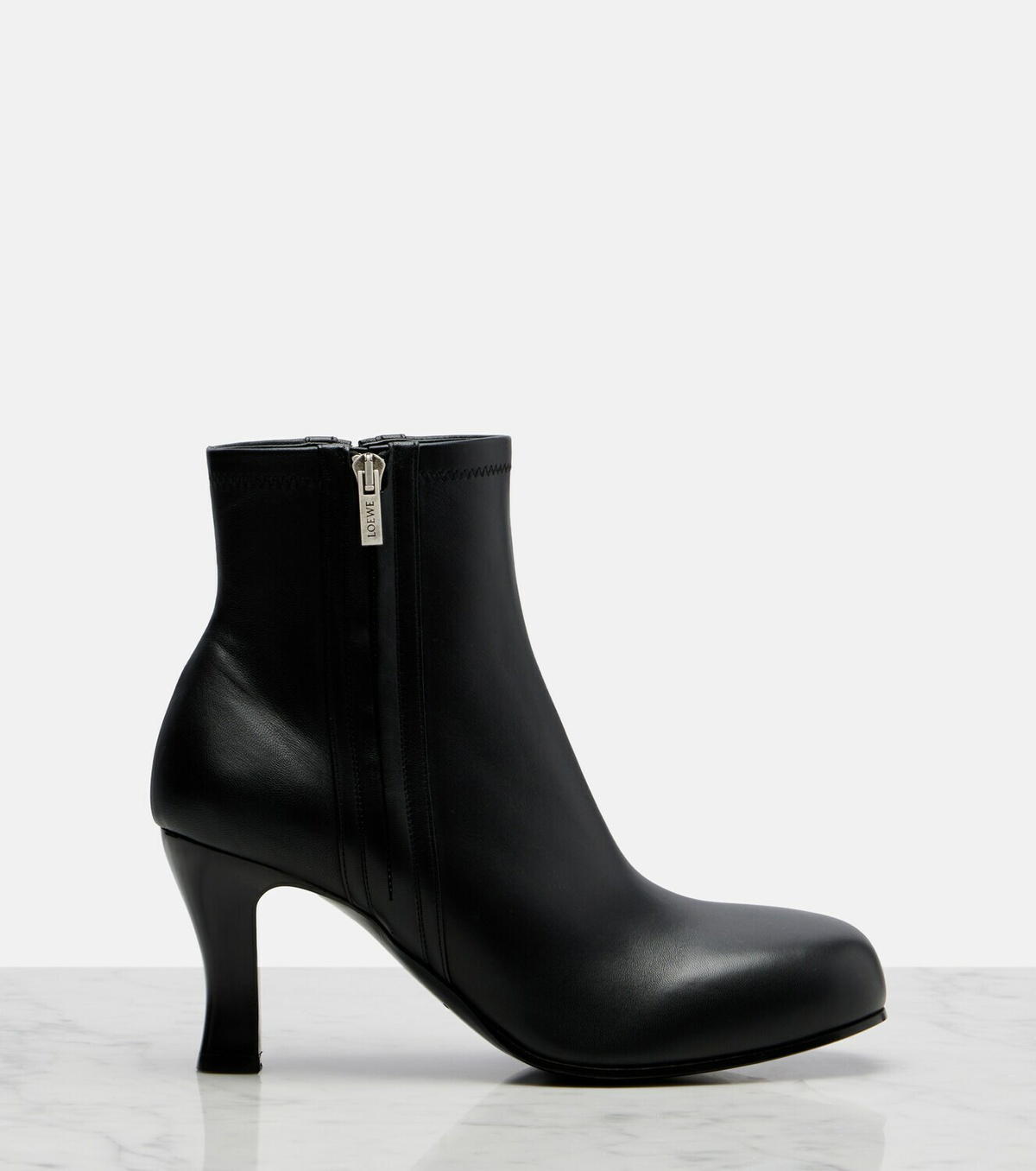 Loewe Bobine 90 leather ankle boots