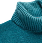 Altea - Virgin Wool Rollneck Sweater - Blue