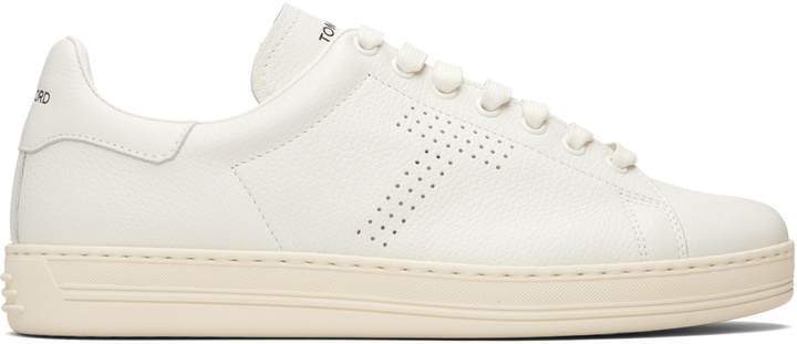 Photo: TOM FORD Off-White Warwick Sneakers