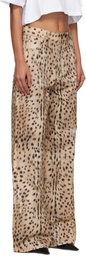 AMIRI Beige Deer Carpenter Jeans