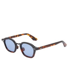 AKILA Iris Sunglasses in Black/Tortoise/Blue 