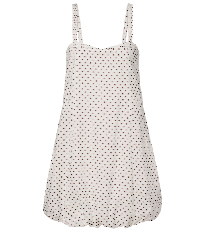 Photo: Posse Sky polka-dot balloon minidress