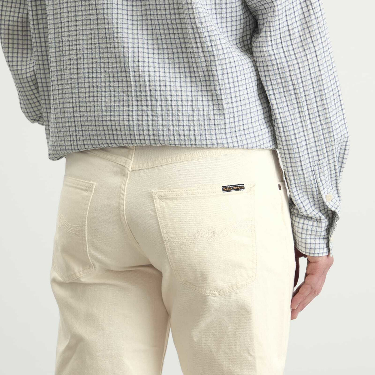 Nudie Jeans Co Men's Rad Rufus Straight Leg Jeans in Everivory