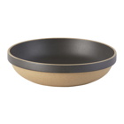 Hasami Porcelain Black and Beige HPB033 Round Bowl