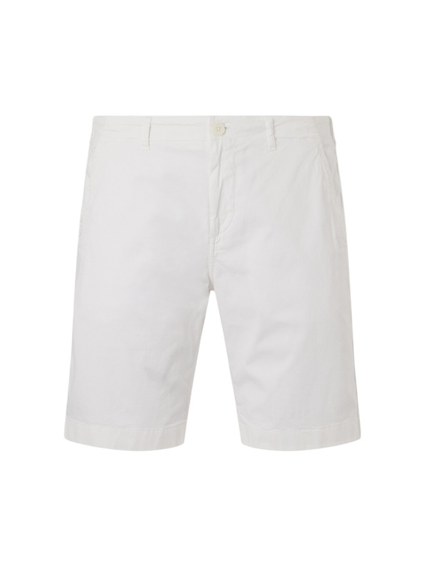 Photo: Vilebrequin - Belin Woven Cotton-Blend Casual Shorts - White
