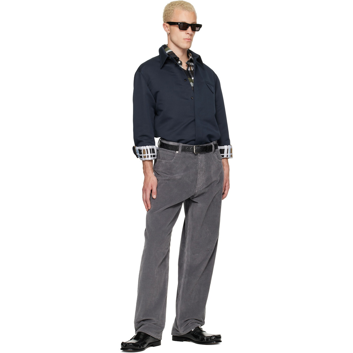 Bottega Veneta Black Intrecciato Belt