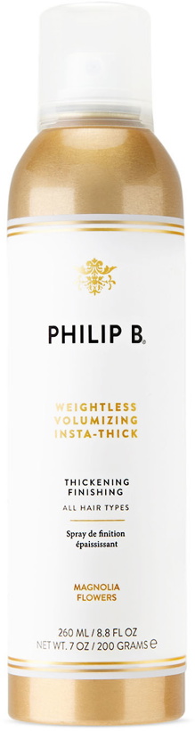 Photo: Philip B Weightless Volumizing Insta-Thick Spray, 260 mL