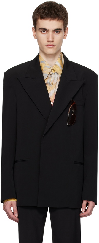 Photo: Acne Studios Black Double-Breasted Blazer