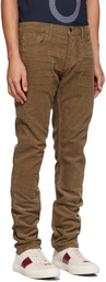 TOM FORD Tan 12 Waves Trousers