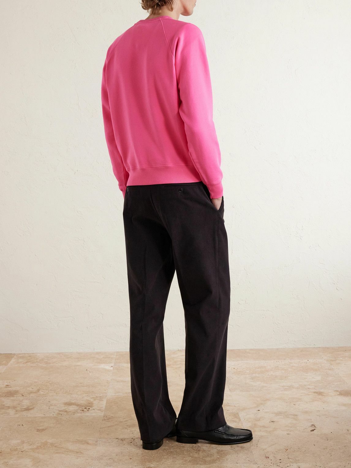 TOM FORD - Organic Cotton-Jersey Sweatshirt - Pink