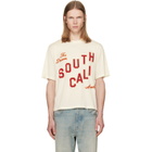 AMIRI White 'South Cali' Crop T-shirt