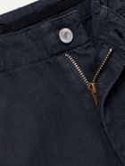 A.PRESSE - Cotton-Twill Trousers - Blue