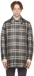 Cornerstone Brown Mulberry Silk Coat