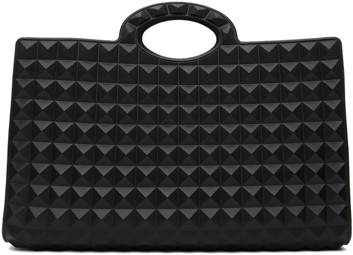 Photo: Valentino Garavani Black 'Le Troisième' Tote