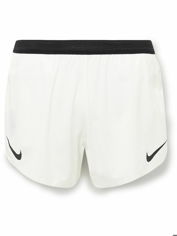 Photo: Nike Running - AeroSwift Slim-Fit Dri-FIT ADV Shorts - White