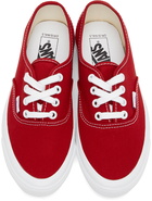 Vans Red OG Authentic LX Sneakers