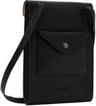 LEMAIRE Black Envelope Strap Pouch