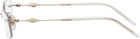 BONNIE CLYDE Gold Metal Lisp Glasses
