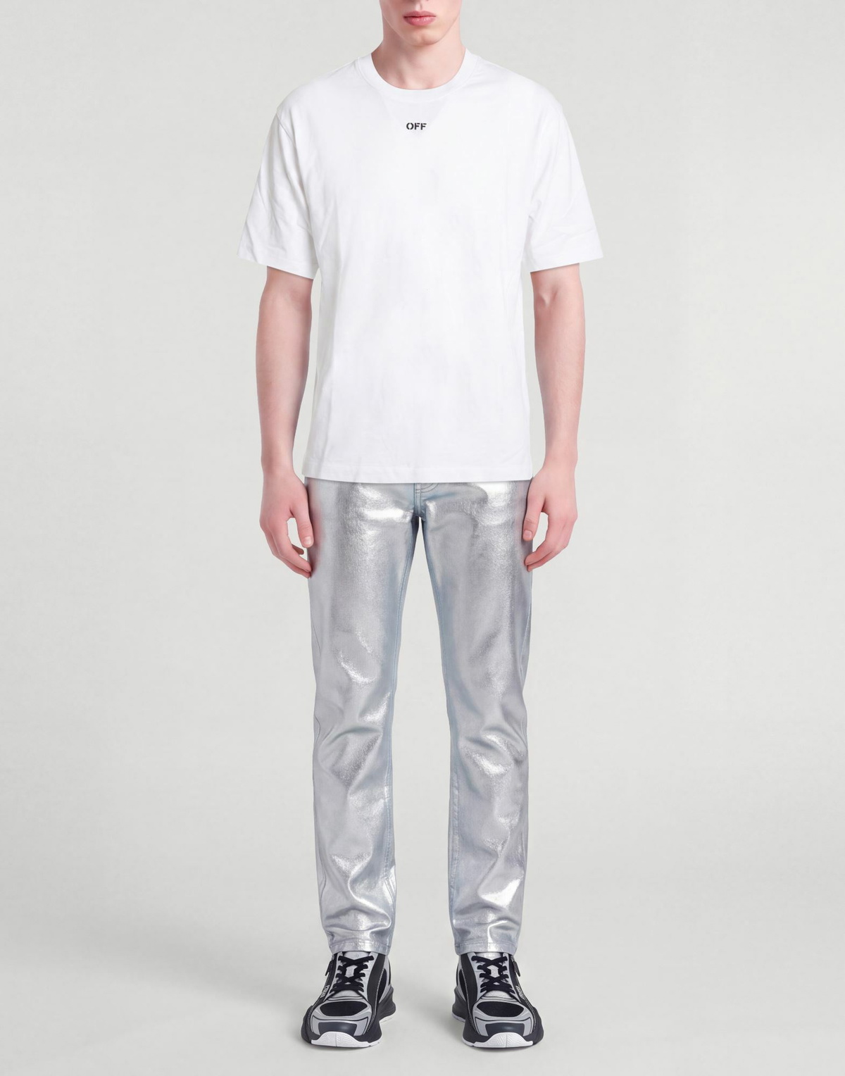 Off-white Mens T-shirt in White