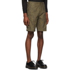 Levis Brown Cheetah Hi-Ball Roll Cargo Shorts