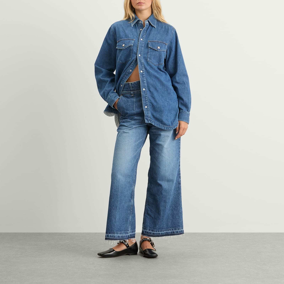 TOGA ARCHIVES Women's Denim Pants in Blue