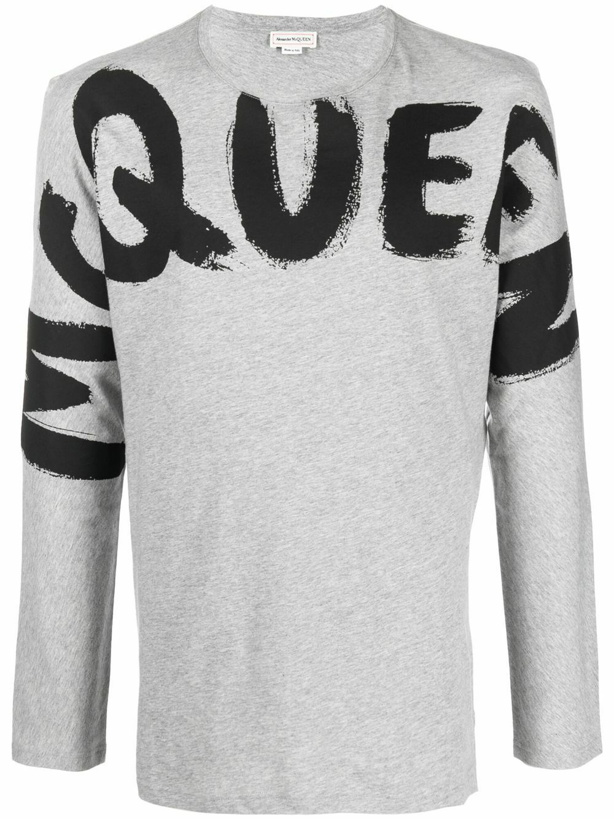 Photo: ALEXANDER MCQUEEN - Cotton T-shirt With Logo