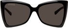 Balenciaga Black Square Sunglasses