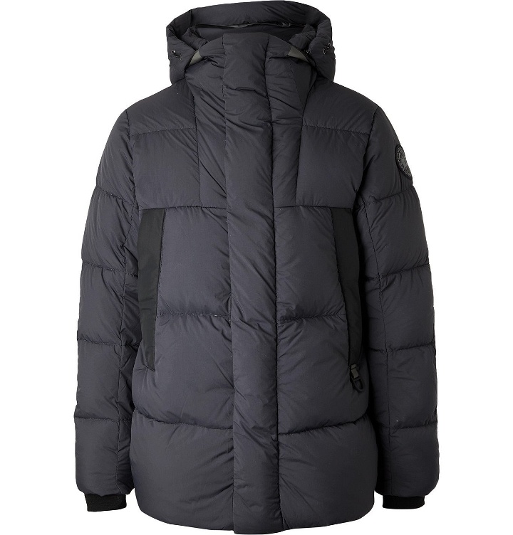 Photo: Canada Goose - Black Label Osborne Quilted Shell Down Hooded Parka - Blue