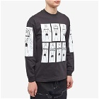 The Trilogy Tapes Men's Long Sleeve Enlarger Illuminations T-Shirt in Black