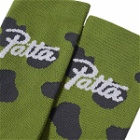 Rapha x Patta Pro Team Socks in Green/Black