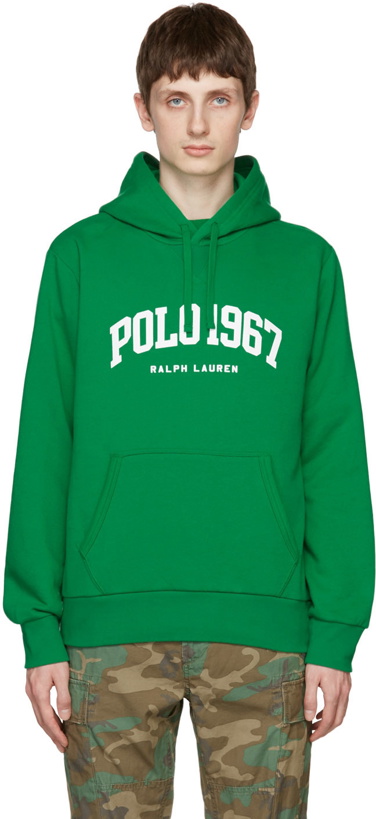 Photo: Polo Ralph Lauren Green Cotton Hoodie