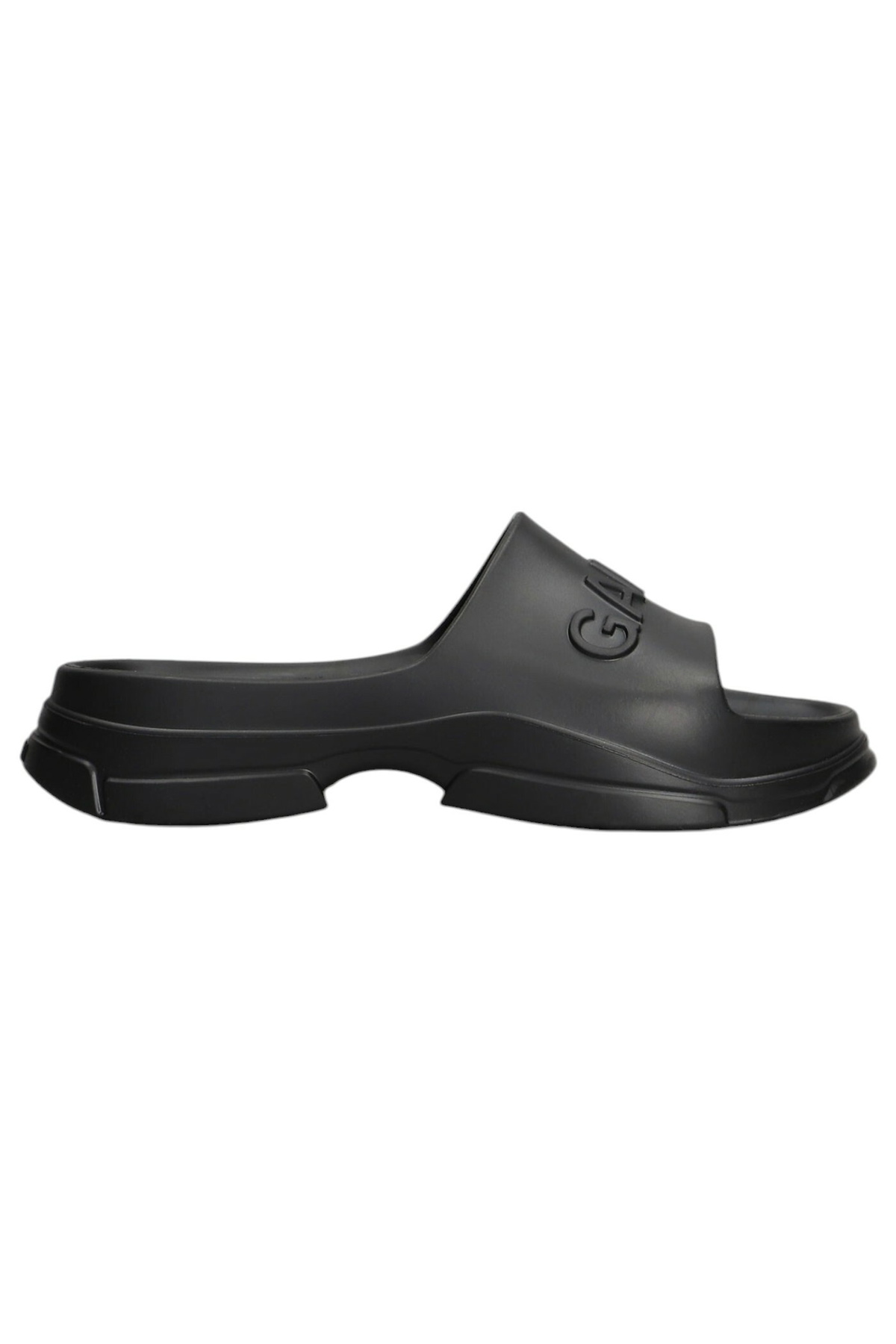 【送料&関税込】Ganni Black Rubber Slippers New! GANNI Black City Slippers Clog Black Rubber Size 39 9